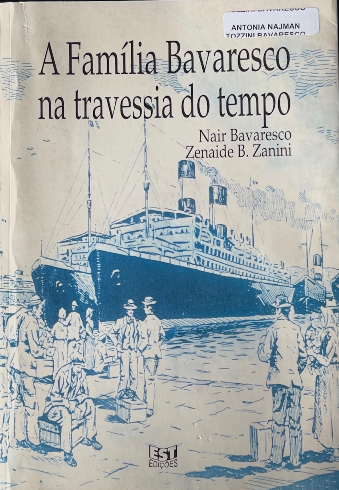 Capa de A Família Bavaresco na travessia do tempo